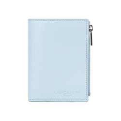 Lancaster - Portefeuille - Paris PM - Bleu fumé - Cuir de vachette lisse
