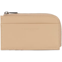Lancaster - Porte-cartes - Paris PM - Beige foncé - Cuir de vachette lisse