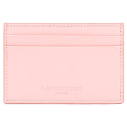 Lancaster - Porte-cartes - Paris PM - Rose fumé - Cuir de vachette lisse