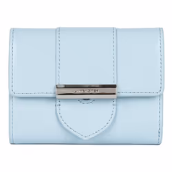 Lancaster - Portefeuille - Paris Ily - Bleu fumé - Cuir de vachette lisse