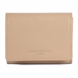 Lancaster - Porte-cartes - Foulonné PM - Beige foncé - Cuir de vachette grainé