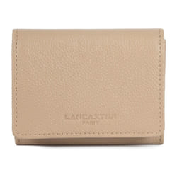 Lancaster - Porte-cartes - Foulonné PM - Beige foncé - Cuir de vachette grainé