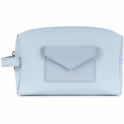 Lancaster - Trousse de voyage - Storm KBA - Bleu fumé - Toile enduite garnie cuir de vachette