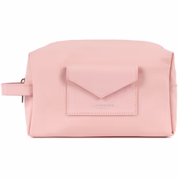 Lancaster - Trousse de voyage - Storm KBA - Rose fumé - Toile enduite garnie cuir de vachette
