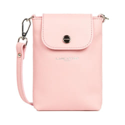 Lancaster - Pochette smartphone - Milano Bao - Rose fumé - Cuir de vachette grainé