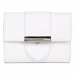 Lancaster - Portefeuille - Paris Ily - Blanc - Cuir de vachette lisse