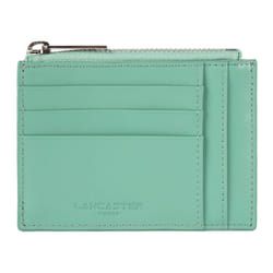 Lancaster - Porte-cartes - Paris PM - Eucalyptus - Cuir de vachette lisse