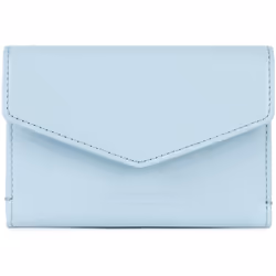 Lancaster - Porte-cartes - Paris PM - Bleu fumé - Cuir de vachette lisse