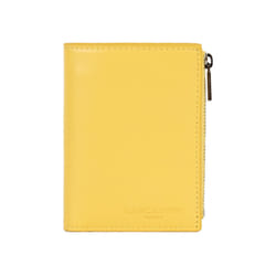 Lancaster - Portefeuille - Paris PM - Jaune - Cuir de vachette lisse