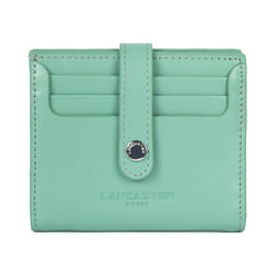 Lancaster - Porte-cartes - Paris PM - Eucalyptus - Cuir de vachette lisse