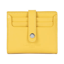 Lancaster - Porte-cartes - Paris PM - Jaune - Cuir de vachette lisse