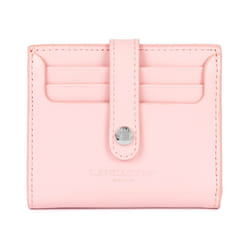 Lancaster - Porte-cartes - Paris PM - Rose fumé - Cuir de vachette lisse