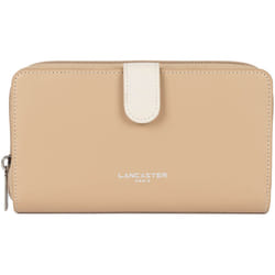 Lancaster - Compagnon dos à dos - Smooth - Beige - Ecru - Refente de cuir de vachette lisse