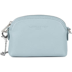 Lancaster - Petit porte-monnaie - Foulonné PM - Bleu fumé - Cuir de vachette grainé