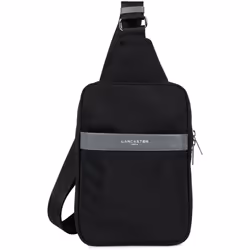 Lancaster - Sac body - Basic Métropole - Gris - Noir - Nylon/Polyamide