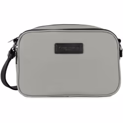 Lancaster - Sac trotteur - Storm - Gris - Toile enduite garnie cuir de vachette