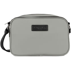 Lancaster - Sac trotteur - Storm - Gris - Toile enduite garnie cuir de vachette