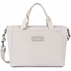 Lancaster - Sac à main - Basic Vita - Gris clair - Nylon/Polyamide