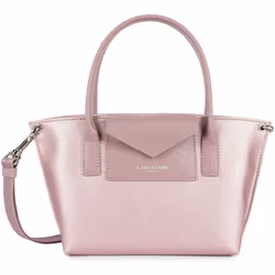 Lancaster - Mini sac à main - Maya KBA - Rose nacré - Polychlorure de vinyle