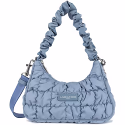 Lancaster - Sac besace - Chouchou Bubble - Bleu cendre - Nylon/Polyamide