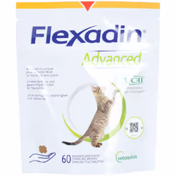 Complément Alimentaire - Flexadin - Advanced - 60 Bouchées - Articulations - Chat