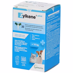 Zylkène Plus 75 mg pour chat et petit Chiens (1-10 kg) - Vetoquinol 30 gélules