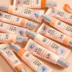 CC+ Nude Glow lightweight foundation + glow serum SPF40 #light medium