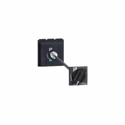 La poignée rotative étendue de Schneider Electric pour la commande avant est compatible avec les gammes compactes INS400/630, ...
