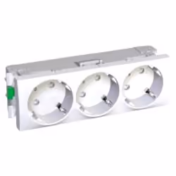 Schneider Electric Altira, 6 module(s), CEE 7/4, 2P+T, Blanc, Polycarbonate (PC), IP20