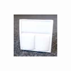 Enjoliveur double RJ45 (sans connecteur) Keystone-AMP blanc 9010 45x45mm ALTIRA SCHNEIDER ALB45382 Couleur : blanc 9010 Tarif ...