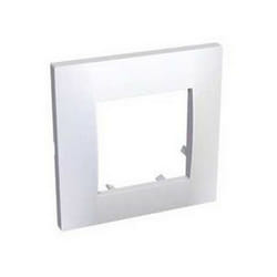 Schneider Electric - Schneider ALB45650 - Altira - Plaque Blanc 1 poste 80 x 80 mm