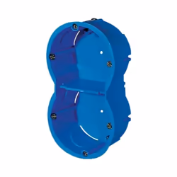 Boite d'encastrement 2 postes verticale entraxe 57mm Ø 67mm Prof 50mm Multifix Multifix - boite - 2 postes - entraxe 57mm - Ø ...