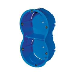 Schneider Electric - Boite d'encastrement 2 postes verticale entraxe 57mm ø 67mm Prof 50mm Multifix