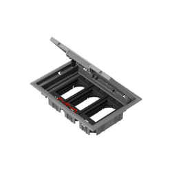 Schneider Electric - Boîte de sol 6 postes 45x45 mm pour plancher tech. dalle béton schneider ISM50636