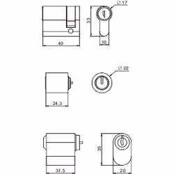 Schneider Electric NSYINASSA2 accessoire pour boîte électrique - Vue supplémentaire 2