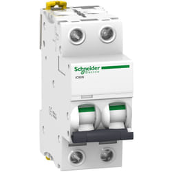 Schneider Electric - A9f74210 - Disjoncteur Bipolaire 2p 10a Courbe c - 2 Modules - 10ka Acti9 Ic60n