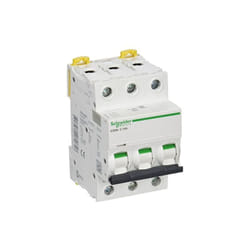 Schneider Electric - Disjoncteur modulaire tripolaire Schneider Acti9 iC60N 16A courbe c