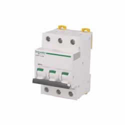 Disjoncteur 3 pôles, courbe C. Disjoncteur 380v 40A. Certifié IEC 60898-1. Faites votre choix de Disjoncteur tripolaire SCHNE ...