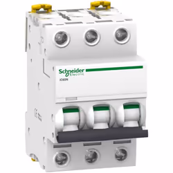 Disjoncteur 3P 2A courbe C - Schneider A9F74302 Ce disjoncteur triphasé de Calibre 2A est équipé de bornes À vis d'une capaci ...