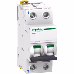 Schneider Electric - Acti9, iC60N disjoncteur 1P+N 2A courbe c - A9F74602