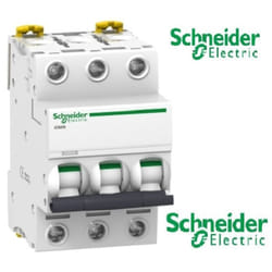 Disjoncteur iC60N 6A - 3 pôles - courbe D - 10kA Acti9 Schneider A9F75306-SE