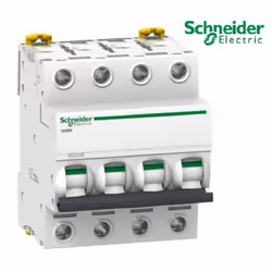 Description générale Le disjoncteur tétrapolaire Schneider Electric de la gamme Acti9, modèle iC60N, est conçu pour assurer l ...