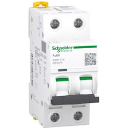 Schneider Electric - A9f84216 Schneider Ic60h Disjoncteur Bipolaire Schneider 16a - 2p - Courbe c - 15ka - Bornes à Vis