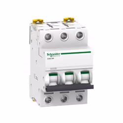 Descriptif : Schneider A9F90373 Acti9, ic60l disjoncteur à déclenchement instantané courbe ma 3p 2,5a