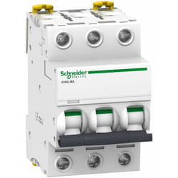 Schneider Electric - Acti9, iC60L disjoncteur à déclenchement instantané courbe ma 3P 4A - A9F90304