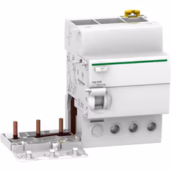 Bloc différentiel triphasé 3P 300mA 63A Type AC - Schneider A9V44363 Ce bloc différentiel triphasé 3P de sensibilité 300mA do ...