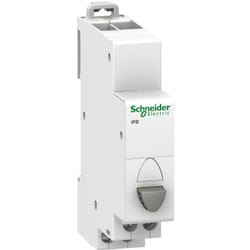Schneider Electric - Acti9, iPB bouton-poussoir simple gris 1 nf 20A 230VCA - A9E18030