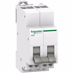 Inverseur manuel 2P 20A - 2 positions Commutateur inverseur de source monophasé fabriqué par Schneider Electric à installer d ...