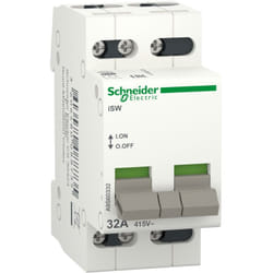 Schneider Electric - Acti9, iSW interrupteur de commande 3P 32A 415VCA - A9S60332