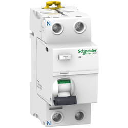 Schneider Electric - A9r35263 - Interrupteur Différentiel Bipolaire 300ma - 63a - Type A-si - Sélectif - 2 Modules - Schneider Acti9 Iid